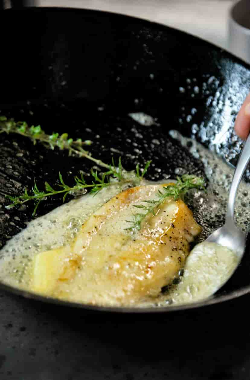Poisson beurre blanc préparation traiteur